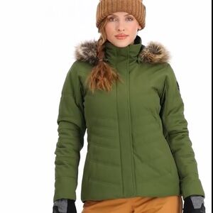 Obermeyer Tuscany II Fur Trim Hooded Jacket